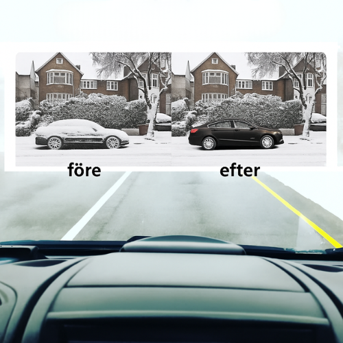 FrostAway™ – Inomhusvärmare som Stoppar Isbildning på Bilrutor