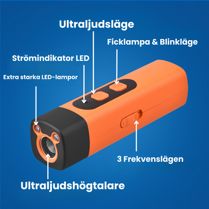 SilentPaw™ – Ultraljuds Antiskall-Tränare | Human & Effektiv Lösning för Hundar